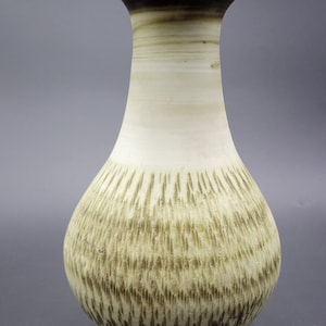 Vintage Studio Art Pottery Ceramic Studio Vase Signed Bristow North Carolina Midland Crafters