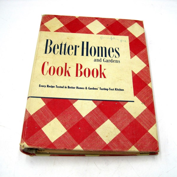 Better Homes and Gardens Cook Book 1951 Raccoglitore ad anelli dell'era moderna della metà del secolo