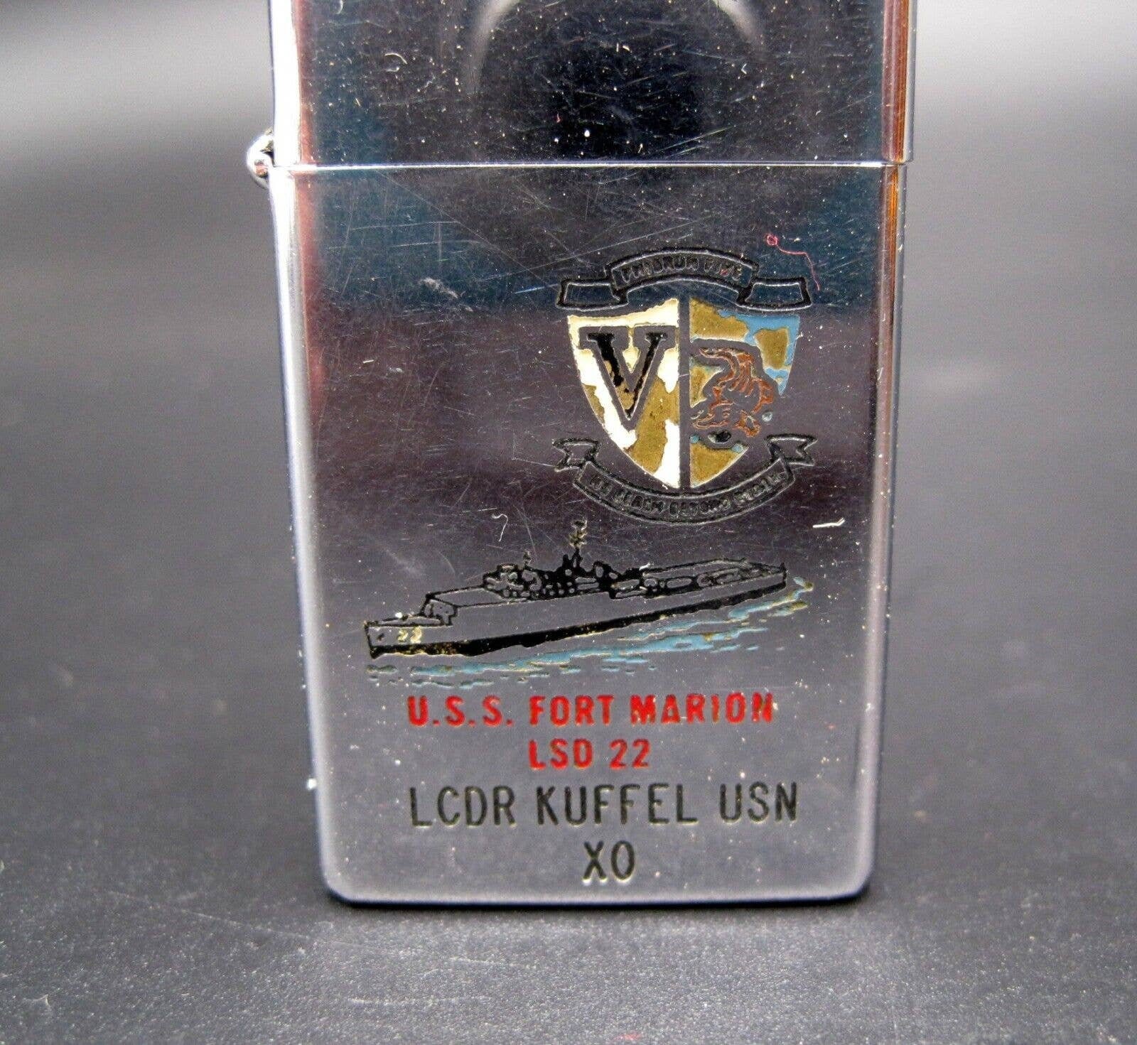 0226-403◆ZIPPO ライター TMC ROCKFORD ILLINOIS ヴィンテージ VF-114 Aardvarks F-4 Phantom Squadron Zippo MIB USS Kitty Hawk Brushed  Chrome | eBay