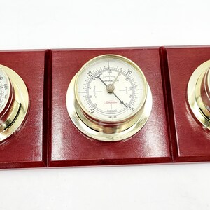 Barometer Sunbeam USA Weather Station Thermometer NICE!