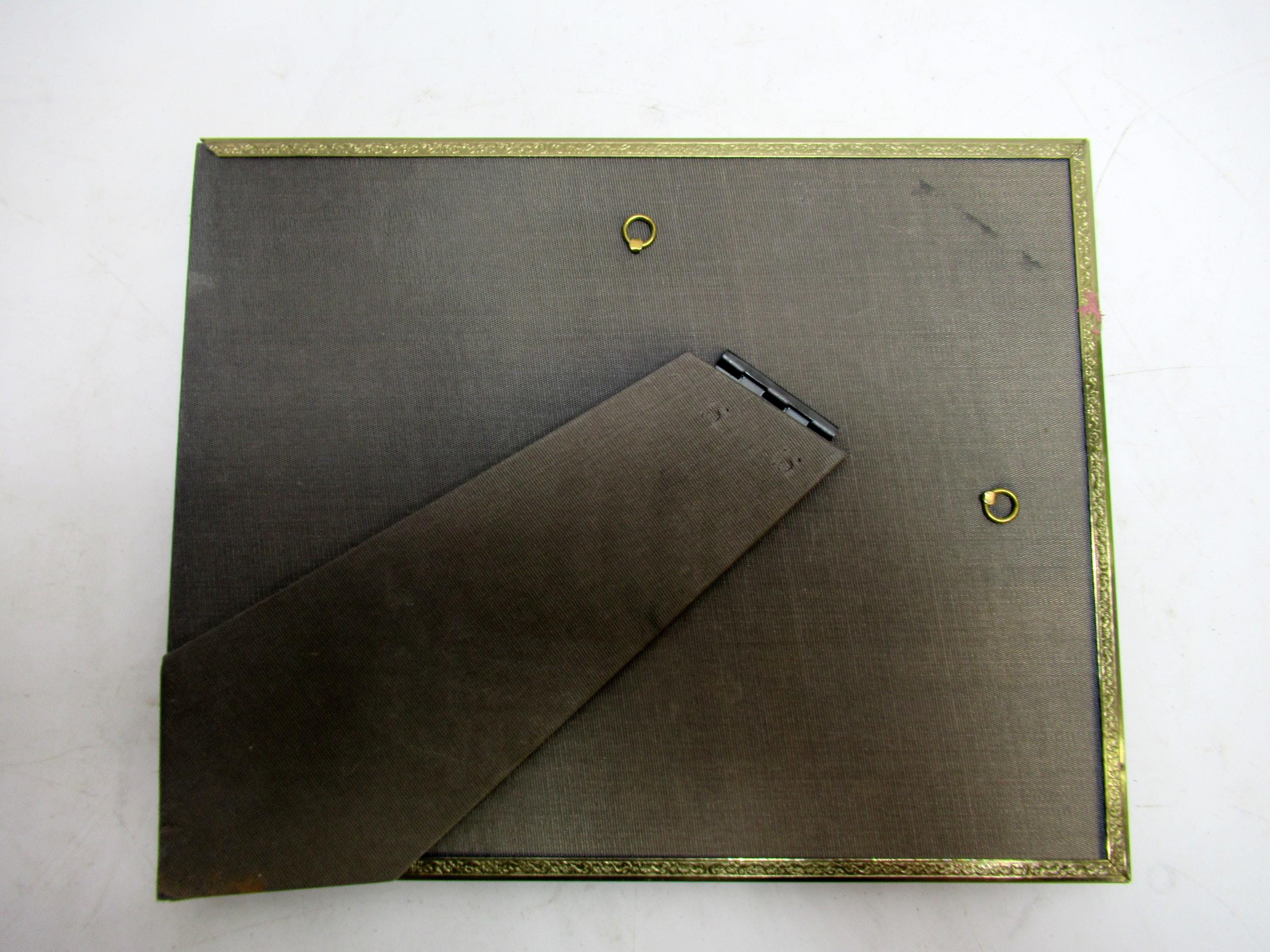 Vintage Gold Filigree Photo Picture Frame Ornate Brass Metal 8" X 10 ...
