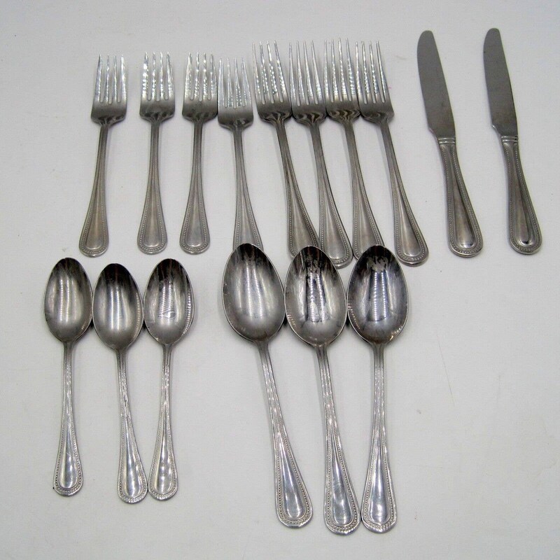 Wallace Continental Gold Bead 18/10 Stainless Steel Flatware - Choose Your Pieces (Used)