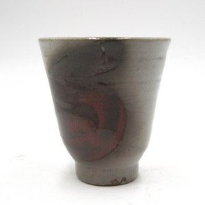 Beautiful Hand Made Studio Pottery Yunomi Tea Bowl Cup Signed PNW Oregon