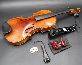 Vintage Violin 4/4 by Karl Hofner W/Carbon Fiber Bow - Czech. c. 1940s