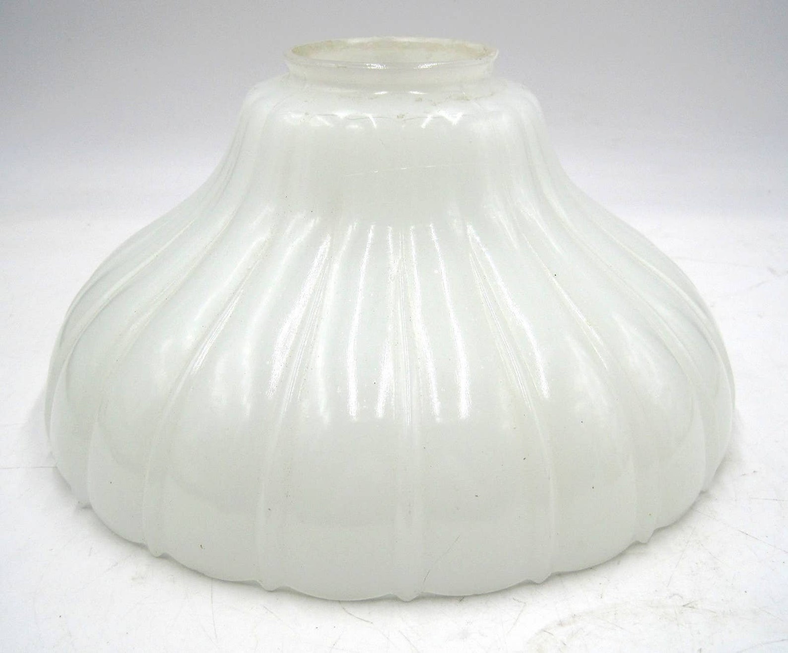 Antique Glass Lamp Shade White Victorian Style 11 W/ 3 Etsy