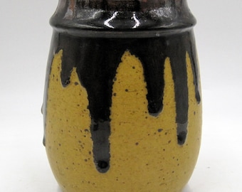 Vintage Studio Pottery Signed Jeff Weissert 75 PNW Oregon Potter Honey Pot 7 1/2"