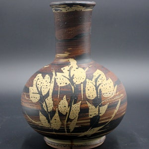 Signed Bennett Welsh Pacific Stoneware Vase, Oregon Pottery Vase, 1970’s Pottery Vase