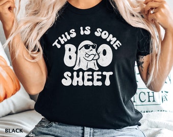 This Is Some Boo Sheet Shirt, Retro Halloween Shirt, Ghost Shirt, Boo Sheet T-Shirt, Funny Halloween Ghost Shirt, Gift for Halloween