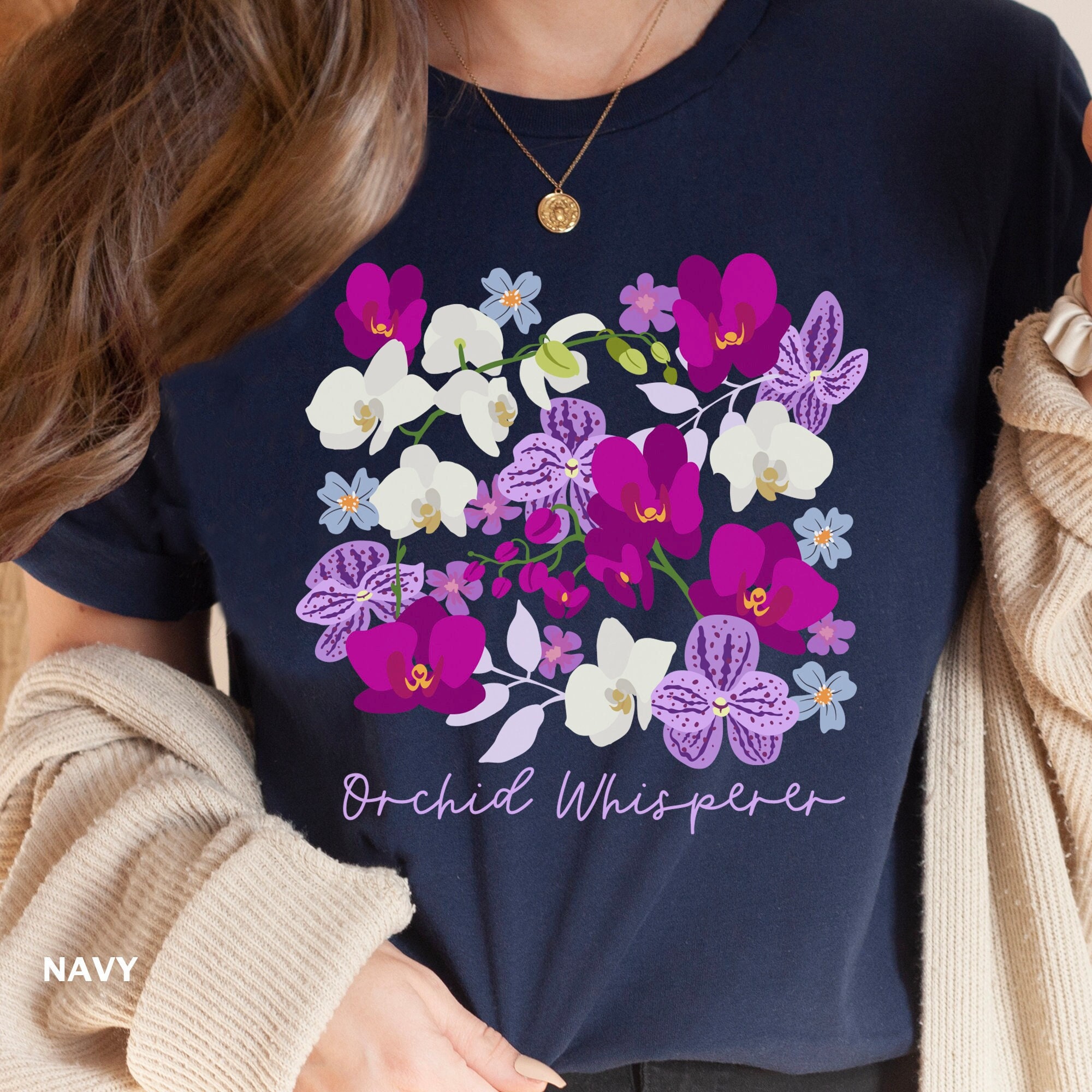 Orchid Whisperer Shirt, Orchid Lover T-shirt, Gift for Orchid