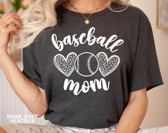 Baseball Mom Shirt, Gift for Mom, Birthday Gift for Her, Cute Mama Shirt, Mom Gift, Cute Baseball Shirt, Women's Baseball Shirt