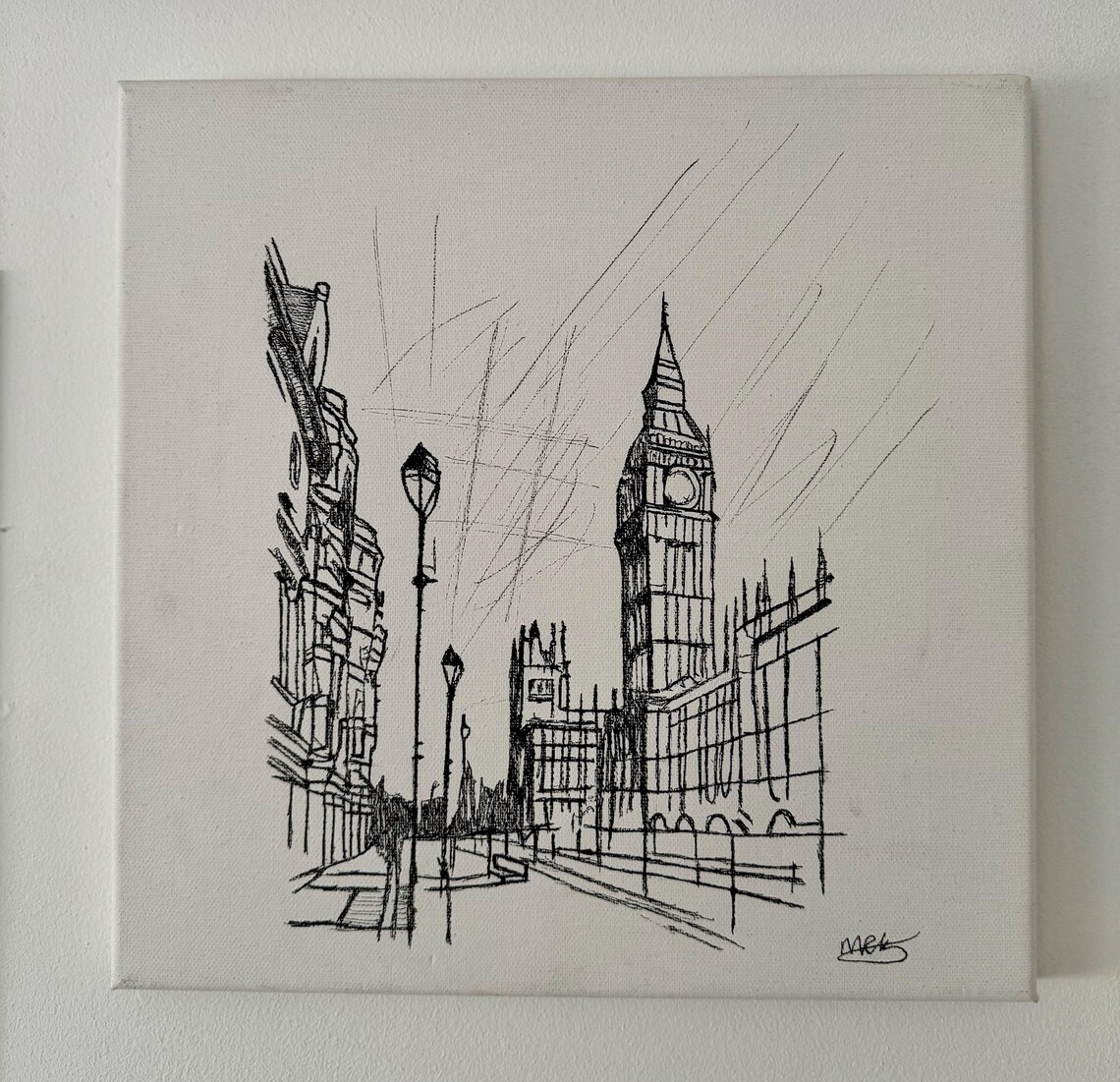 Line Drawing : London Big Ben - Etsy