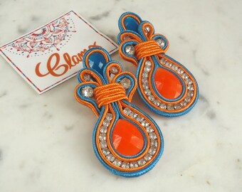 Ohrringe Ohrringe Soutache Fantasia Exklusiver eleganter Schmuck