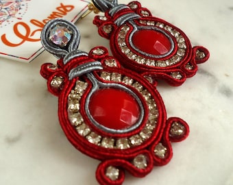 Ohrringe Ohrringe Soutache Fantasia Exklusiver Schmuck