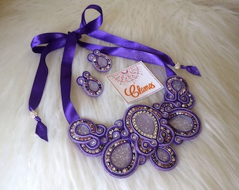 Halskette Soutache Handgefertigter Schmuck Mode Accessoires Schöner Schmuck