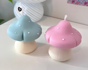 Mushroom Candle | Mushroom Decor | Mushroom Home Decor | Cottage Home Decor | Cool Candles | Decorative Candles Mushroom Gift