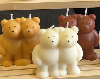 BFF Bear candle, best friend gift, Bear candle, funny candle, home decor, gift for him/her, bff gift, funky candle