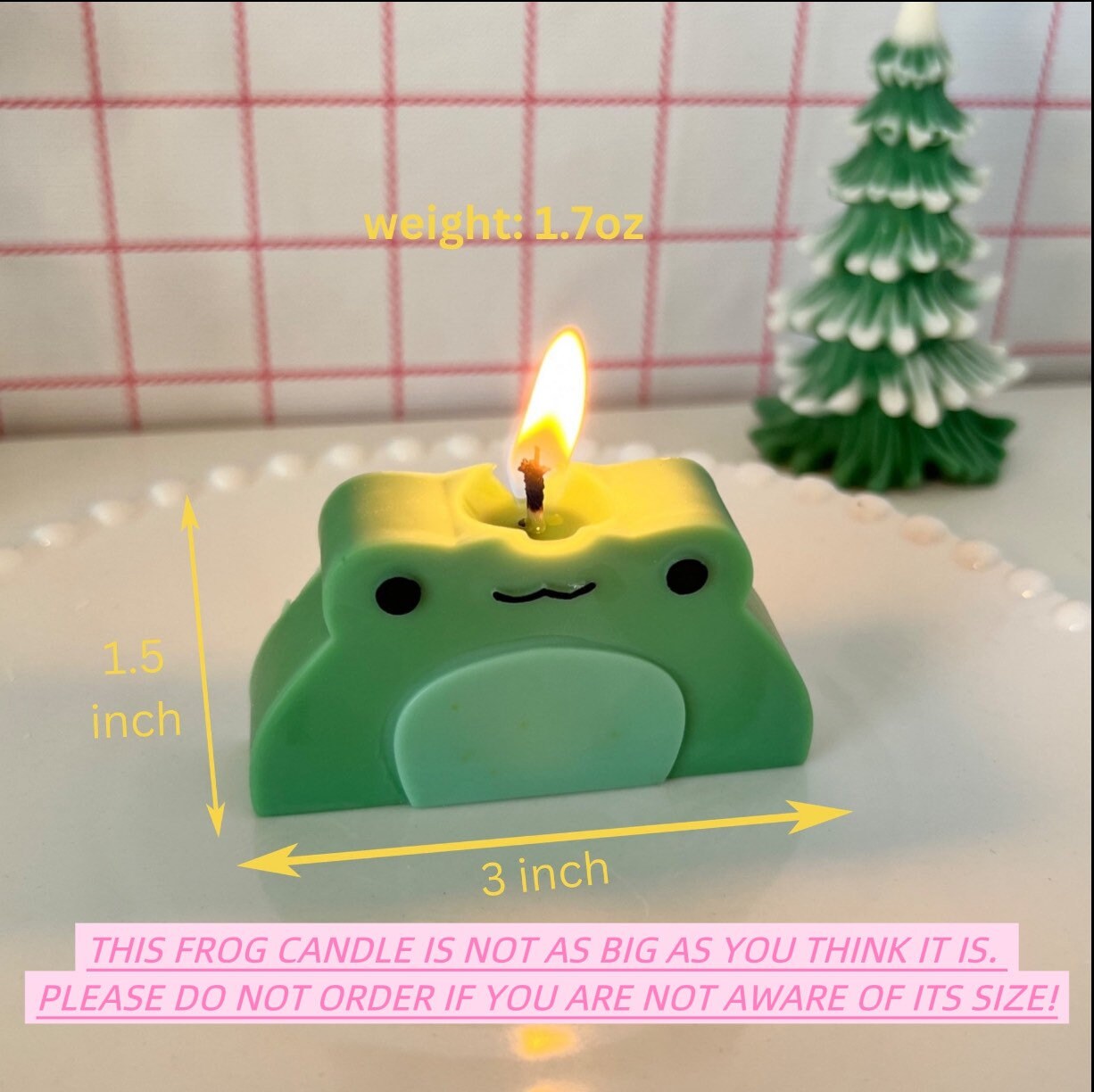 Frog Candle Mini Frog Candle Frog Room Decor Aesthetic Etsy Canada