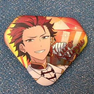 Ensemble Stars Kuro Kiryu Akatsuki shiny/glossy/paper/matte layer Japanese style pin badge button image 4