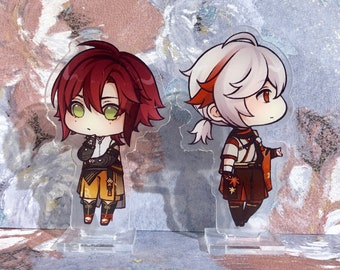 Support acrylique Hikari-Genshin Impact Shikanoin Heizou/Kaedehara Kazuha Chibi