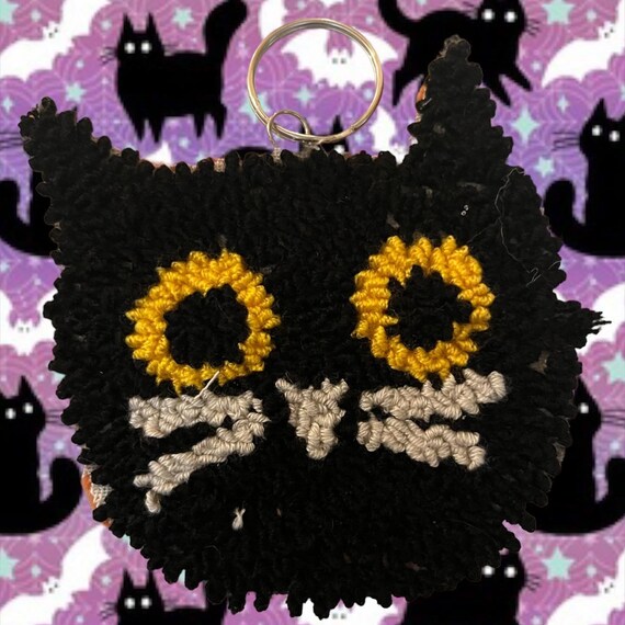 CUSTOM Punch Needle Keychains Etsy