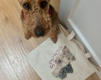 Personalized Dog Tote Bag
