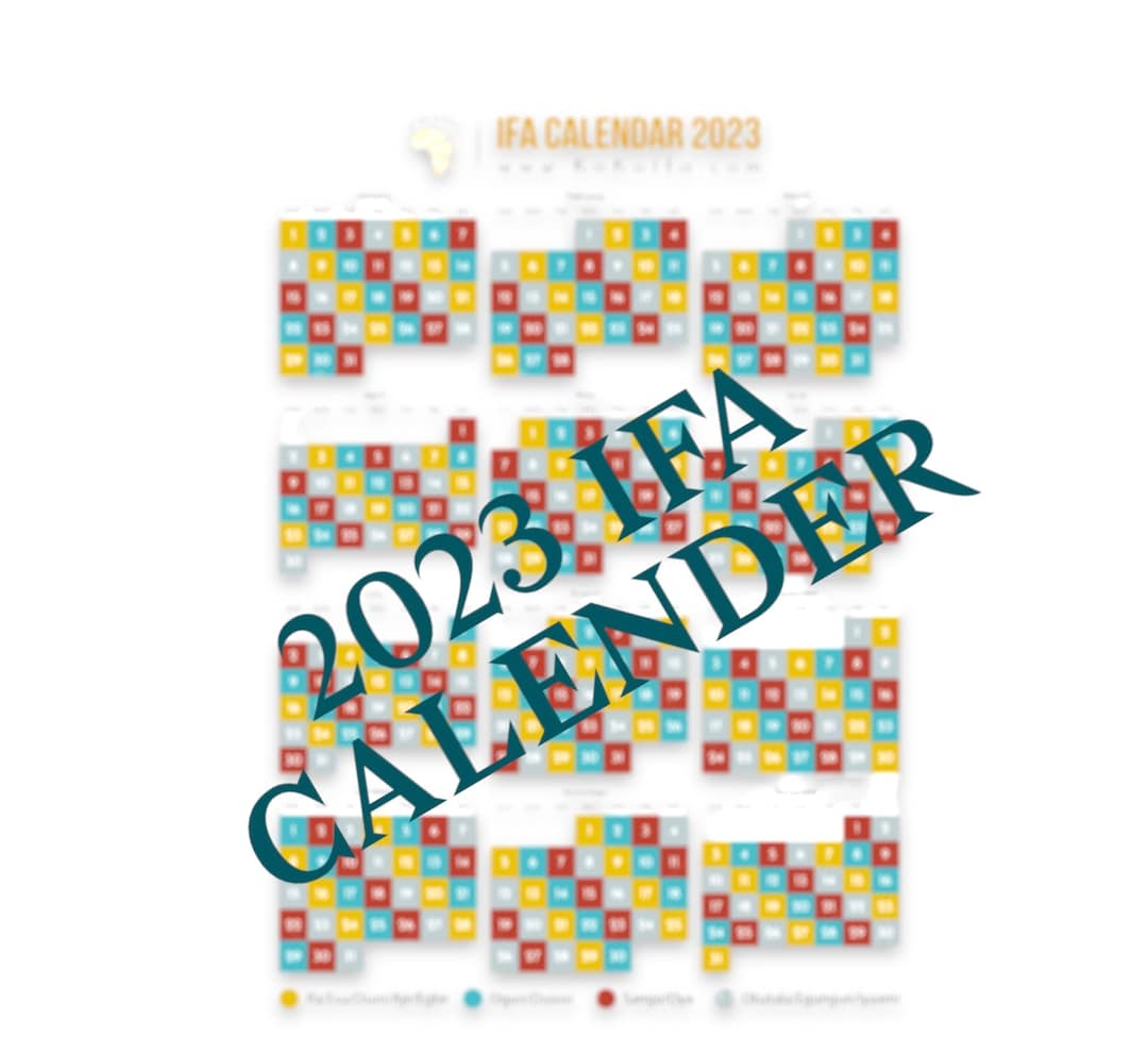 Calendario Yoruba 2025 Hanni Kirsten