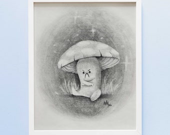 Alone Like a Fungus Print 8x10