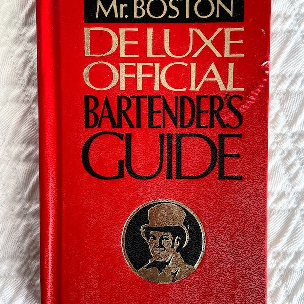 Bartender Guide Bar Book Drink Guide Recipe Book Cocktails Beverages Bar Tools Barcart Decor Vintage Book Cocktail Hour Entertaining Party