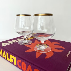 Brandy Snifters Crystal Brandy Glasses Stemware Platinum Trim Glassware Crystal After Dinner Drinks Gold Rimmed Brandy Cocktail Glass
