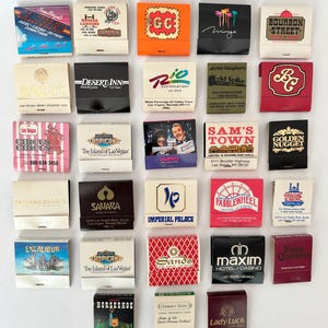 Matchbooks Vintage Matchboxes Collectible Matches Ephemera Travel Souvenirs Hotel Bar Restaurant Mementos Travel Memorabilia Vintage Smalls