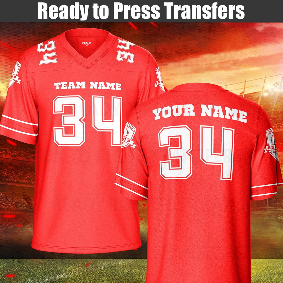 Jersey Name Iron on Transfer, Varsity Name, Jersey Name, Number Iron On