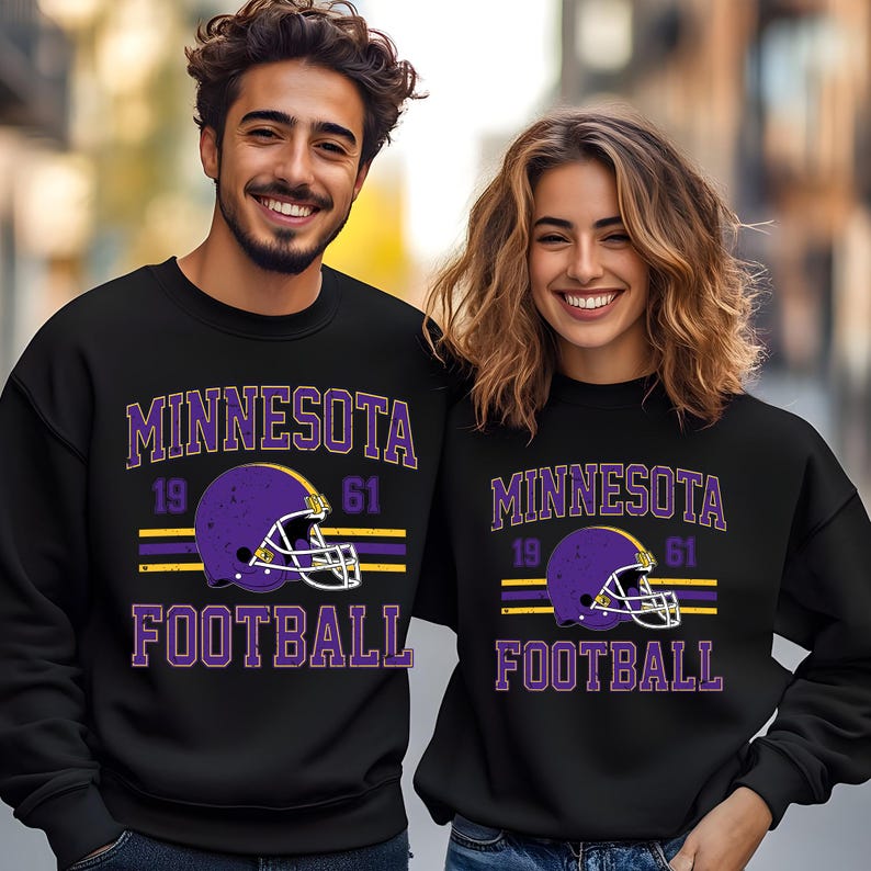Minnesota Retro Style Iron On Transfer, Ready to Press Vintage Style Minnesota Football Decals, Fan Gift, DIY, Heat Press DTF Film image 5