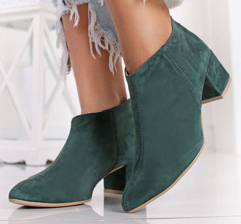 Emily Green Women's Boots Real Leather Boots Made to Etsy