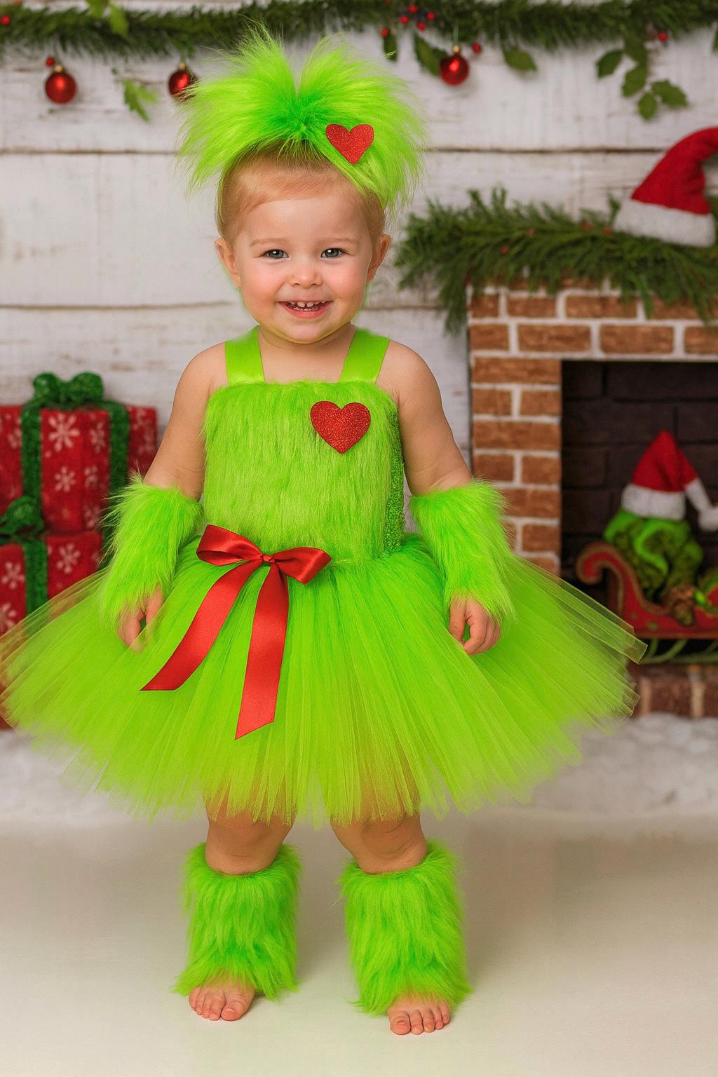 Halloween Costume Ideas Grinch Outfit Baby Baby Grinch Costume