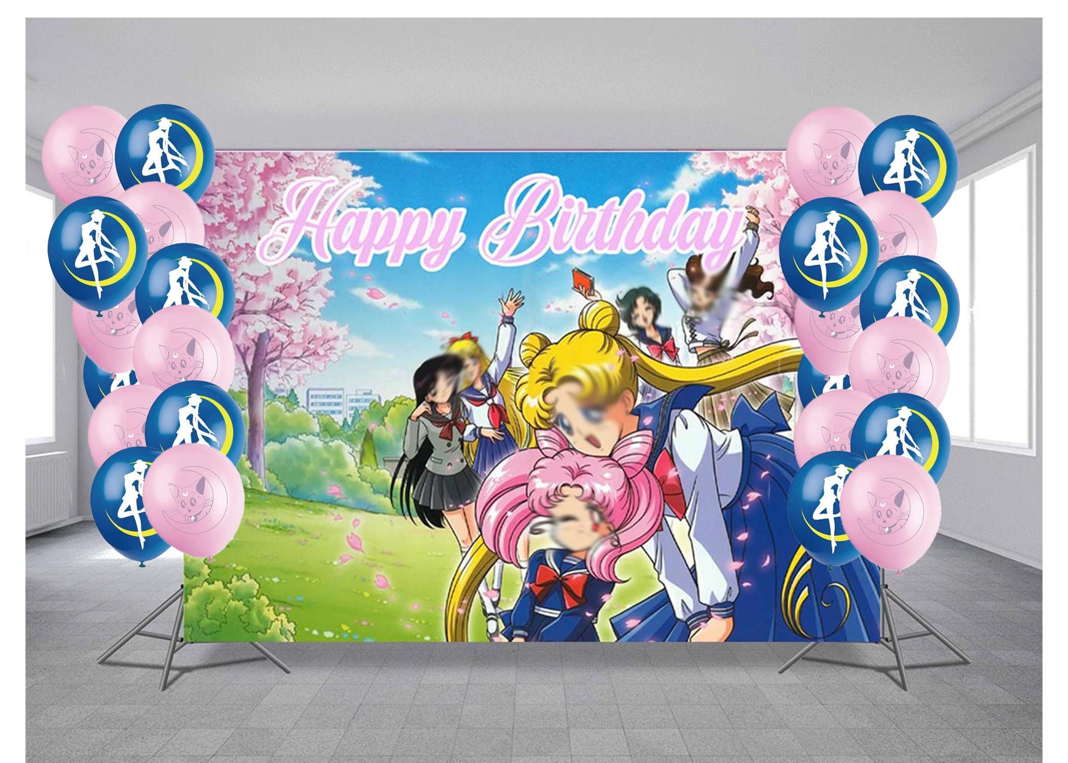 TUNDOIT Anime Party Decorations Anime Moon Birthday Decorations Moon Party  Supplies Party Decor Gifts moon Party Decor  Walmartcom