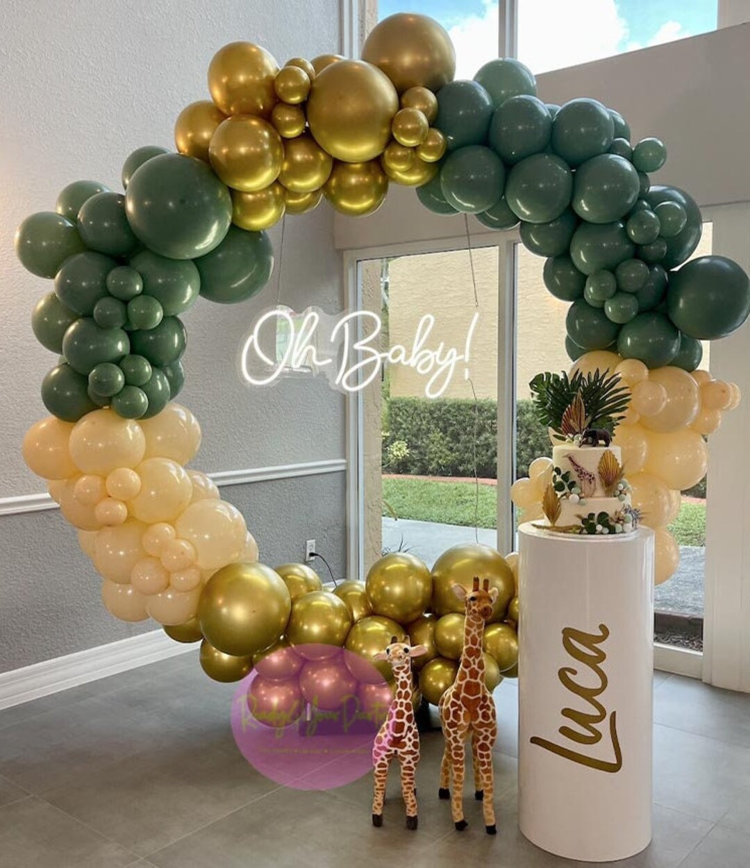 Balloon shine, balloons spray, high quality garland balloons, Mega