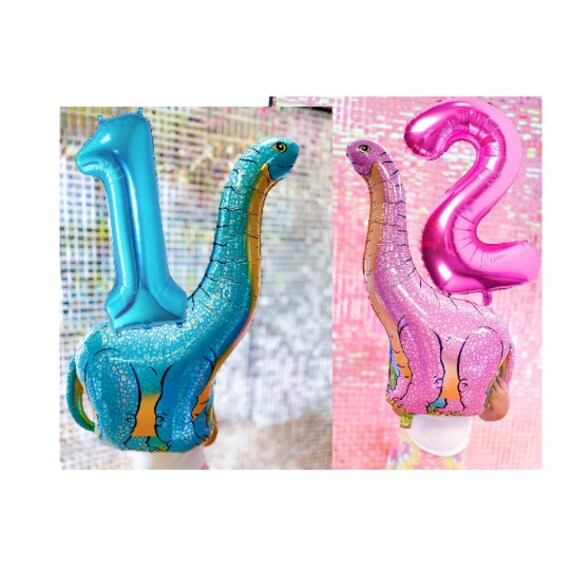 Globos de dinosaurio bebé niña niño rosa o azul decoraciones - Etsy España Globos de dinosaurio bebé niña niño rosa o azul decoraciones - Etsy España