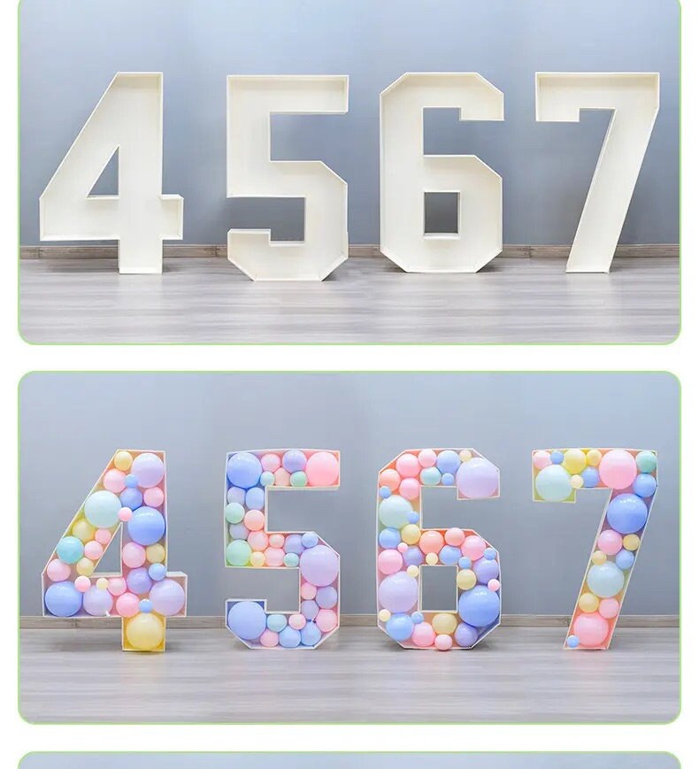 Large Cardboard Letters and Numbers. DIY Letters and Numbers