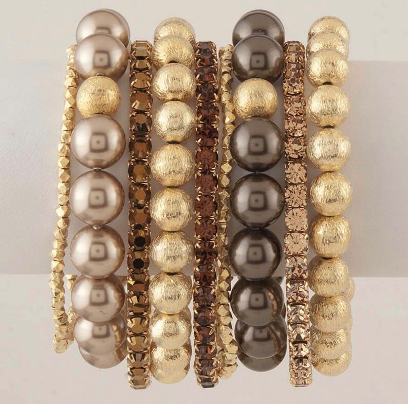 Swarovski Crystal Stretch Braceletsgifts for Her Mothers Day Etsy