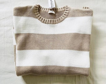 BNWT Brandy Melville/John Galt Biege/Bianna Brianna maglione 26,5 x 23