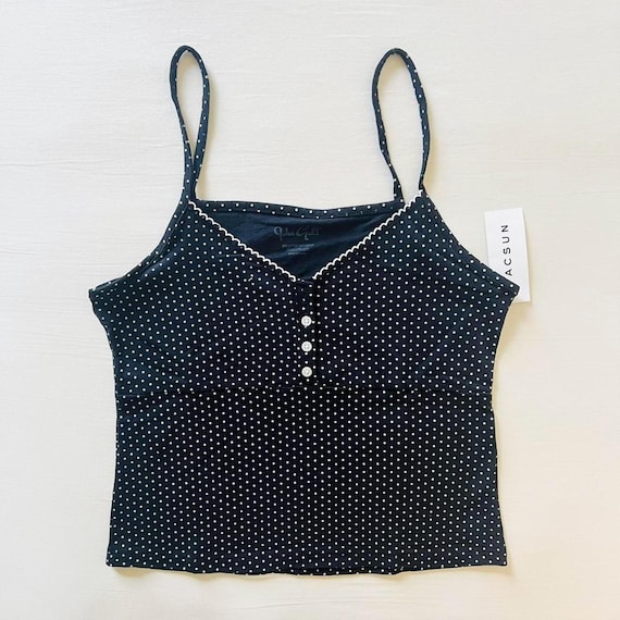 polka dot tank top