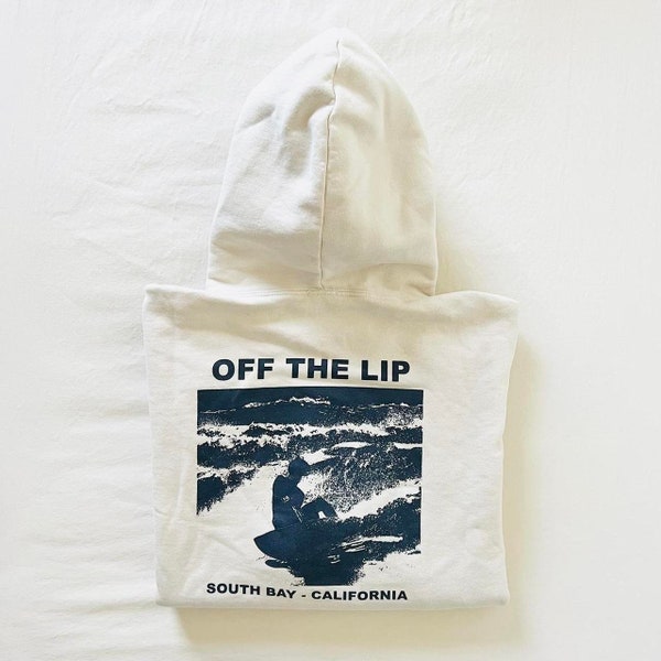 BNWT Brandy Melville/John Galt South Bay California “Off THE LIP” Hoodie 30 x 28