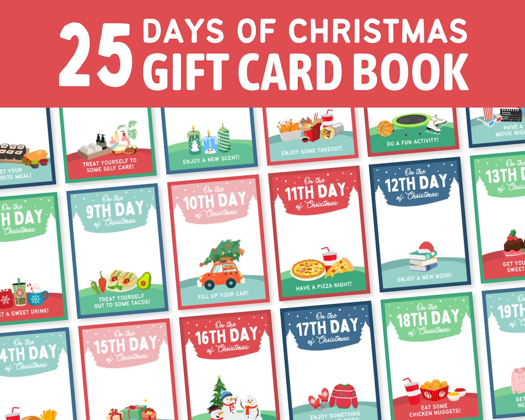 25 Days Of Christmas Advent Book
