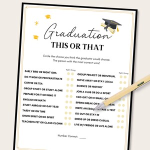 Graduation Party Games Bundle, Printable Graduation Party Games, Fun ...