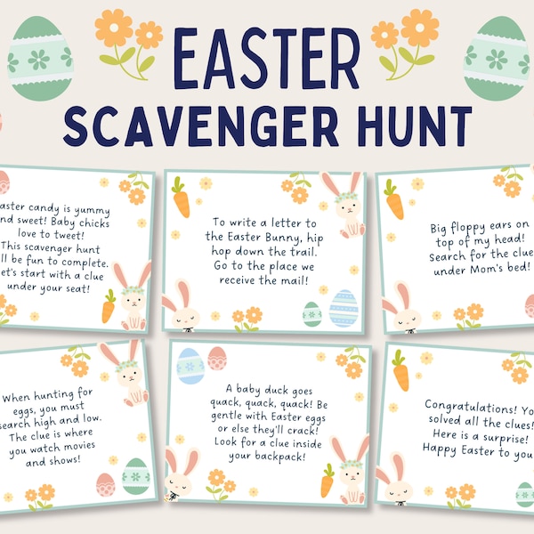 Easter Egg Hunt Etsy Easter Egg Hunt Etsy