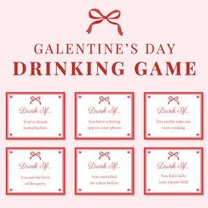Valentines Day Drinking Game for Adults, Galentines Day Party Game, Adult Valentines Day Game, Valentines Day Drink If Game, Galentines Game