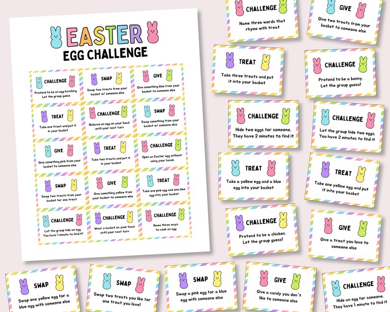 Easter Party Games Bundle, Easter Family Games, Printable Easter Party Games, Easter Classroom Activities for Kids, Easter Trivia Feud Game zdjęcie 6