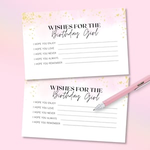 Wensen voor het feestvarken, tienermeisje verjaardagsspel, leuke verjaardagsspellen voor haar, Sweet 16 verjaardagsfeestspel, meisjesverjaardagstijdcapsule
