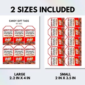 Druckbare Good Luck Candy Geschenkanhänger für Kindersportteams, Leckerli-Label-Snack-Wortspiele für Jugendsportler und Studenten, Turniergeschenke Bild 3