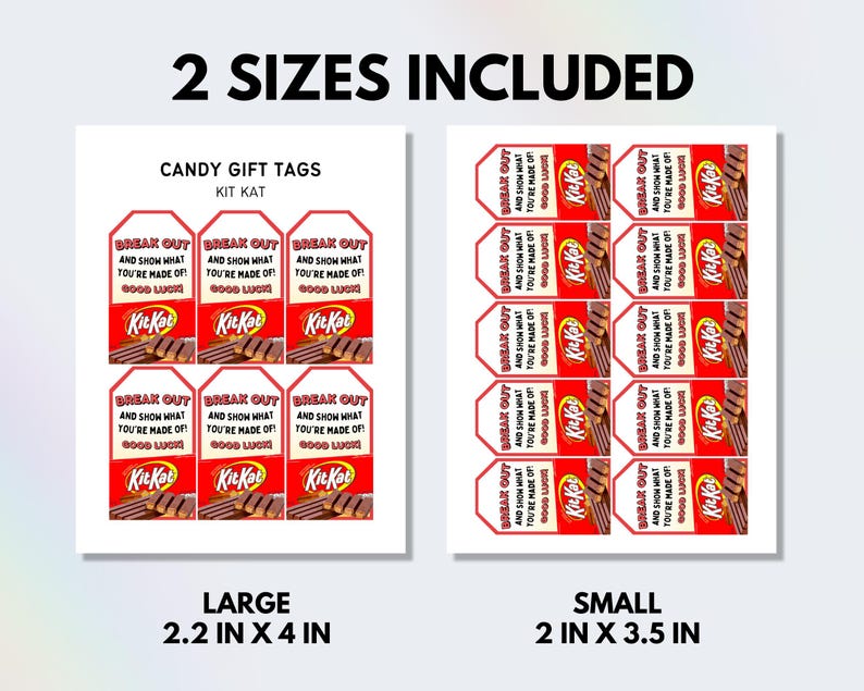 Druckbare Good Luck Candy Geschenkanhänger für Kindersportteams, Leckerli-Label-Snack-Wortspiele für Jugendsportler und Studenten, Turniergeschenke Bild 3